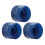 3 Stück Potentiometer-Knopf-Set Blau für E-Gitarre 1