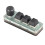 Mini teclado numérico de 3 teclas con perilla, acrílico RGB USB 1