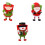 Modell: Weihnachts-Stuhlhusse Multicolor 485087 cm 13