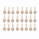 24 PCS Wooden Lightweight Honey Dipper Stirring 8