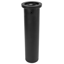 Hanteladapter Sleeve PP Schwarz, konvertiert 25 mm auf 50 mm Hanteldurchmesser, Adapterschutz, Fitnessgeräte Zubehör, 212 mm / 8,34 Zoll