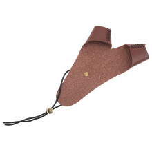 Bögen-Handschutz aus PU-Leder, verstellbarer Schusshandschuh für traditionelle Bogenschießerei, Outdoor, braun