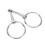 Stainless Steel Horse Ring Snaffle Bit Hollow 6