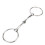 Stainless Steel Horse Ring Snaffle Bit Hollow 5