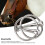 Stainless Steel Horse Ring Snaffle Bit Hollow 8