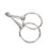 Stainless Steel Horse Ring Snaffle Bit Hollow 7