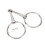 Stainless Steel Horse Ring Snaffle Bit Hollow 9