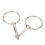 Iron Horse Ring Snaffle Bit Hollow Jointed Mouth 8