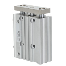 3-Stangen Pneumatikzylinder SMC-Typ, Doppelt wirkend, 12 mm Bohrung, 40 mm Hub, mit Führung