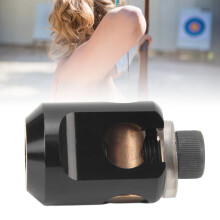 Bogenschießen Stoßdämpfer Adapter Schnelle Trennung Bogenadapter Schnell lösbarer Balance Bar Rod Bogen Verbindung Schwarz