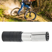 Potencia de bicicleta con elevación de 28.6 mm, rango de 3-50 mm, compatible con 24.6-25.4 mm, Negro