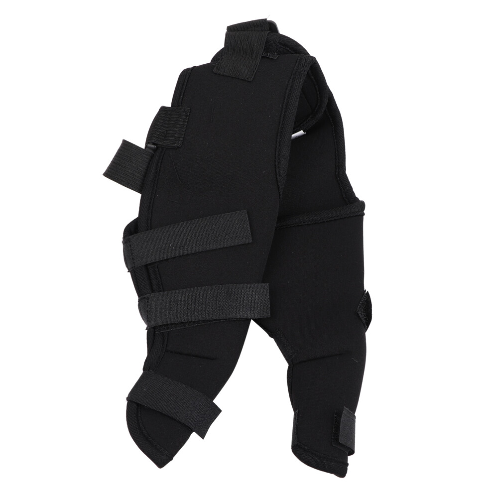 Black Pet Dog Hind Legs Protector Adjustable Knee Brace