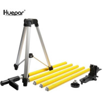 Kolmijalka Teleskooppituki - Huepar - LP36 - Säädettävä - Laser-taso Tukivarre - Kierre 1/4"-20