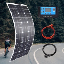 kit de painel solar completo 100w 200w 300w 400w Célula solar flexível de alta eficiência 23 controlador PWM para [6AF3148]