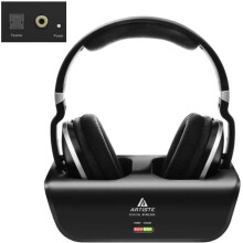 CASQUE ECOUTEURS e sans Fil pour TV ARTISTE ADH300 Eacutecouteurs sans Fil TV 24 GHz avec Station de Charge Plug Play 100 ft No277