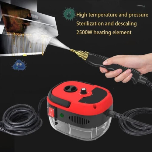 Dampfreiniger - 2500 W - 900 ML Wassertank - Zubehörset inklusive 1