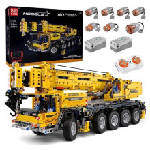 BAZARLAND30. bouwblok compatibel 13107 kraan auto mobiele kraan vrachtwagen klemmodules.