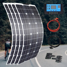 Volledig zonnepaneelset 100w 200w 300w 400w Flexibele zonnecel met hoge efficiëntie 23 PWM-regelaar voor [FA7934B]