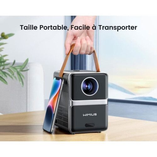 Mini Projector - WIMIUS - 1080p - 8000 Lumen - WiFi 5G - Bluetooth 5.2 1