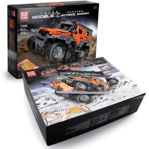 Technic Jeu de Construction Technic Tout-Terrain Télécommande - Technic Avtoros Shaman 8x8 ATV - 2500 Pièces 1