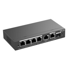 PoE-switch - Ruijie - Reyee - 6 Poorten - Gigabit - Veilige overdracht