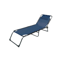 Espreguiçadeira dobrável Azul | Espreguiçadeira de jardim ao ar livre 190 x 27 x 58 cm | Espreguiçadeiras dobráveis ao ar livre - Marbueno