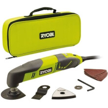 RYOBI - Multitool 200W - 10,000-20,000 osc/min - 3 oscillation - Supplied in bag with 2 blades, 1 sanding pad & abrasives - RMT200-S
