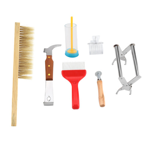7Pcs A Set of Beekeeping Equipment Kit Bee Brush