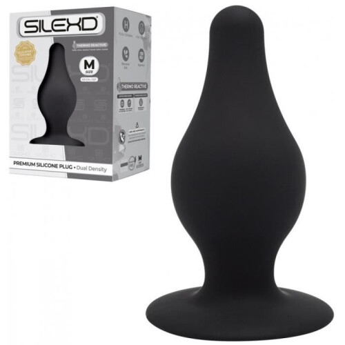 SilexD Dual Density Tapered Silicone Butt Plug Medium