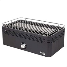 Barbecue portatile a carbone ricaricabile senza fumi - AKTIVE - Rettangolare