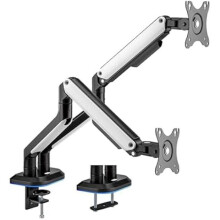 Suporte de Mesa Gaming RGB - AISENS - DT32TSR-297 - 9 kg - Rotativo - Inclinável - 3 Pivôs