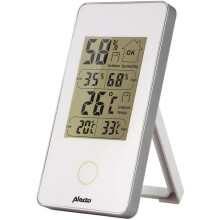 Innenthermometer mit Feuchtigkeitsanzeige, batteriebetrieben