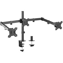 Suporte de Mesa - AISENS - DT27TSR-061 - Ecológico Rotativo - Inclinável - 3 Monitores 13-27 polegadas