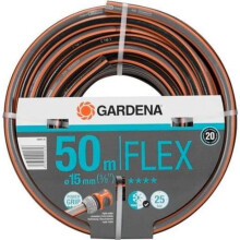 GARDENA Manguera de riego Comfort FLEX – Longitud 50m – Ø15mm – Antienredos e indeformable – Garantía de 20 años (18049-26)