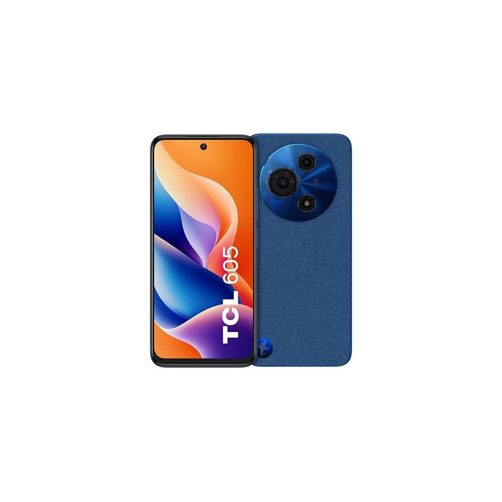Tcl 605 Smartphone Midnight 6.67" 128Gb Internal Memory 4Gb Ram Blue