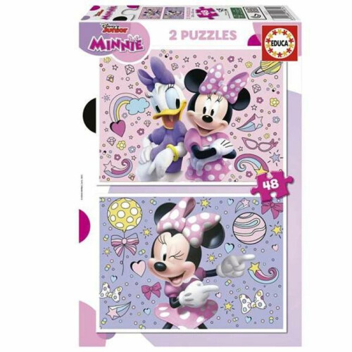 Puzzle Educa Puzzle 2x48 Minnie Mouse 1