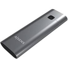 AISENS - ASM2-021GR - Carcasa Externa para M.2 SSD NVME A USB3.2 GEN2, Gris