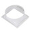 ABS Quadrat-Rund-Abluftschlauchadapter 150 mm 8