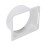 ABS Quadrat-Rund-Abluftschlauchadapter 150 mm 1