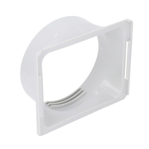 ABS Quadrat-Rund-Abluftschlauchadapter 150 mm