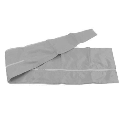 Universelles Fensterrahmen-Baffle-Set 4 m Silber-Grau