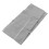 Universelles Fensterrahmen-Baffle-Set 4 m Silber-Grau 5