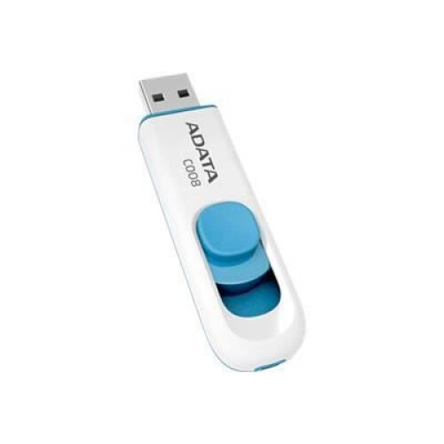 ADATA Memoria USB ADATA 32Gb C008 Slider USB 2.0 Blanco/Azul