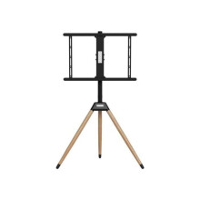Suporte de TV Gembird TVS-75ST-01 Base Giratória Altura Ajustável 32-75" 35kg Preto/Madeira