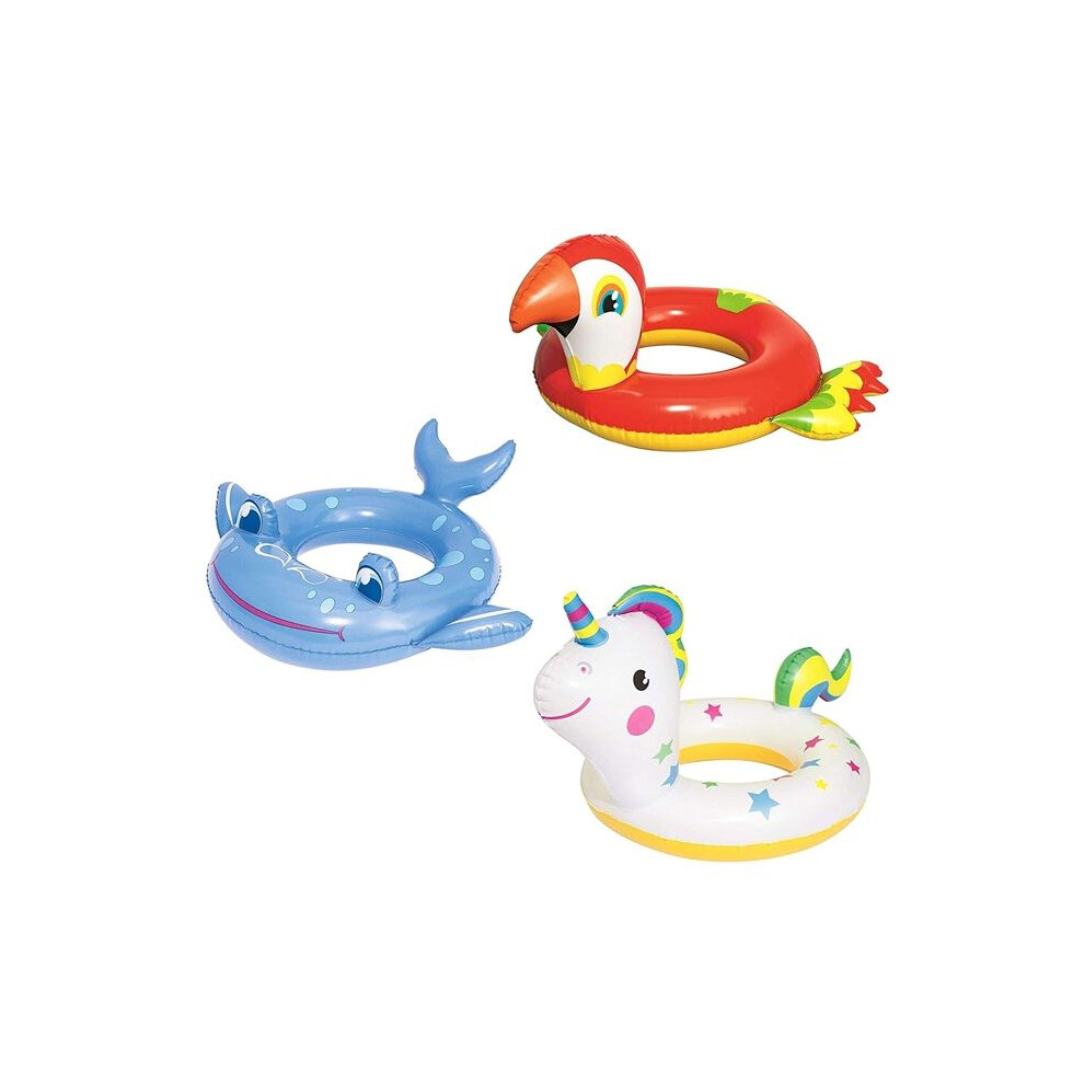 Bestway 36128 Ciambella Salvagente Gonfiabile Per Bambini Con Animali-image