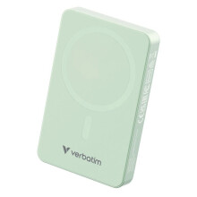 Power Bank Verbatim 10000mAh Verde Carica Wireless Quick Charge 3.0 Portatile 35W