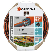 GARDENA Manguera de riego Comfort FLEX – Longitud 25m – Ø15mm – Antienredos e indeformable – Garantía 20 años (18045-26)