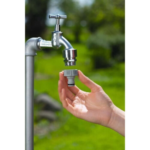 Gardena GARDENA faucet nose 15/21 thread - gray/black color 1
