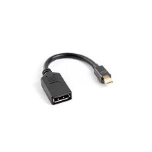 Lanberg AD-0003-BK mini Displayport (han) -> Displayport (hun) adapterkabel sort