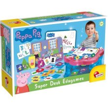 Peppa Pig Super Desk Aktivitätsbüro - LISCIANI GIOCHI - 10 pädagogische Spiele